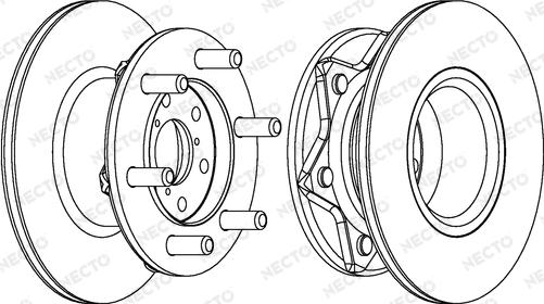 Necto WN267 - Спирачен диск vvparts.bg