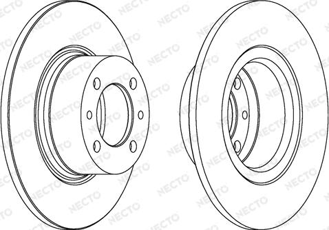 Necto WN202 - Спирачен диск vvparts.bg
