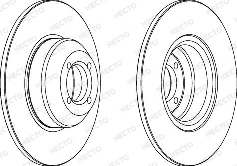 Necto WN221 - Спирачен диск vvparts.bg