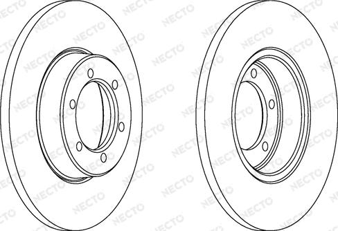 Quinton Hazell BDC3256 - Спирачен диск vvparts.bg