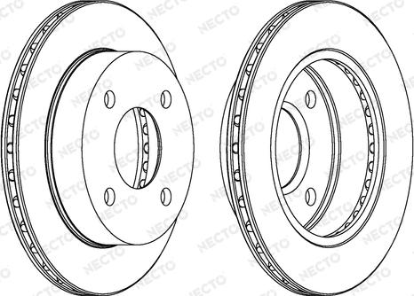Necto WN791 - Спирачен диск vvparts.bg