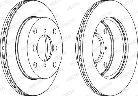 Necto WN757 - Спирачен диск vvparts.bg