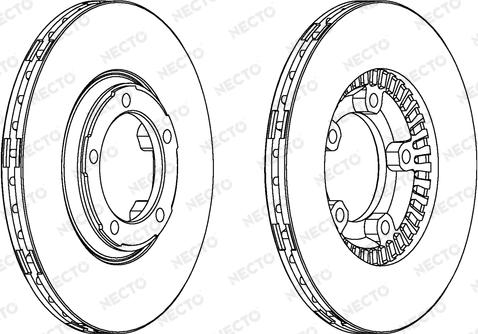 Necto WN715 - Спирачен диск vvparts.bg