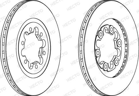 BOSCH 0986AB6327 - Спирачен диск vvparts.bg