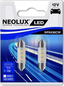 NEOLUX® NF6436CW-02B - Крушка с нагреваема жичка, светлини купе vvparts.bg