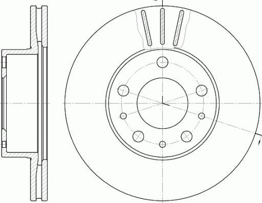 NEW BLOX NB015870V05F - Спирачен диск vvparts.bg