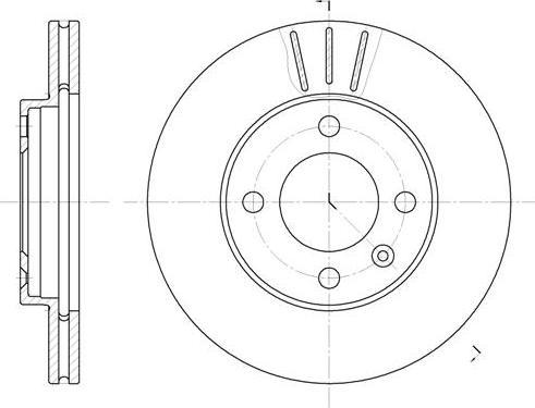 NEW BLOX NB011950V04F - Спирачен диск vvparts.bg