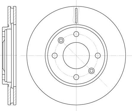 NEW BLOX NB012420V04F - Спирачен диск vvparts.bg