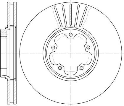 NEW BLOX NB017200V05F - Спирачен диск vvparts.bg