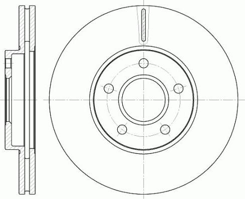 NEW BLOX NB017730V05F - Спирачен диск vvparts.bg