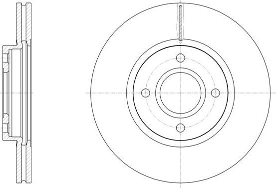 NEW BLOX NB026130V04F - Спирачен диск vvparts.bg