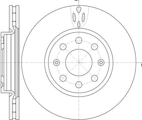 NEW BLOX NB020920V06F - Спирачен диск vvparts.bg