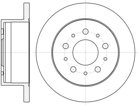 NEW BLOX NB021660S05R - Спирачен диск vvparts.bg