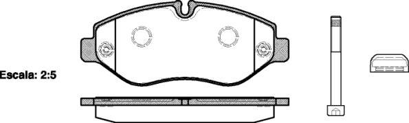 NEW BLOX NB29192S01 - Комплект спирачно феродо, дискови спирачки vvparts.bg