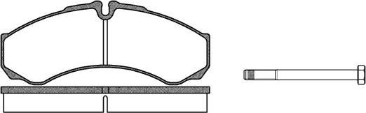 NEW BLOX NB29121T20 - Комплект спирачно феродо, дискови спирачки vvparts.bg