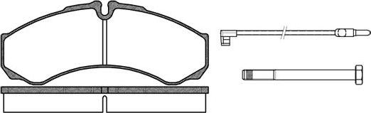 NEW BLOX NB29121V02 - Комплект спирачно феродо, дискови спирачки vvparts.bg