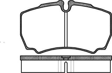 Marshall M2629123 - Комплект спирачно феродо, дискови спирачки vvparts.bg