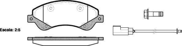 NEW BLOX NB24485V02 - Комплект спирачно феродо, дискови спирачки vvparts.bg