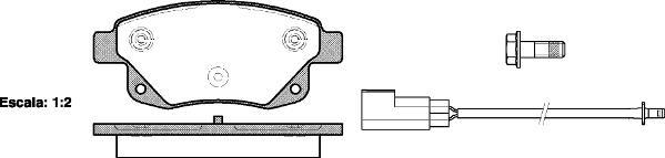 NEW BLOX NB24486V02 - Комплект спирачно феродо, дискови спирачки vvparts.bg