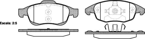 NEW BLOX NB24538V00 - Комплект спирачно феродо, дискови спирачки vvparts.bg