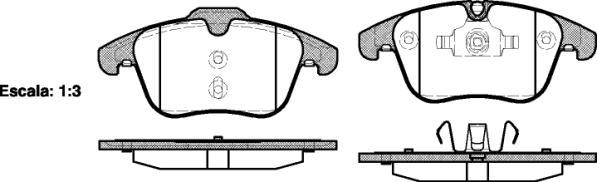 Textar 2432619005 - Комплект спирачно феродо, дискови спирачки vvparts.bg