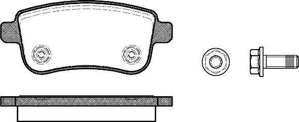 NEW BLOX NB24820N00 - Комплект спирачно феродо, дискови спирачки vvparts.bg