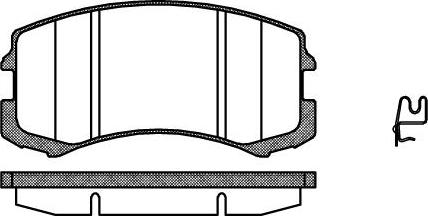 A.B.S. AN-641WK - Комплект спирачно феродо, дискови спирачки vvparts.bg