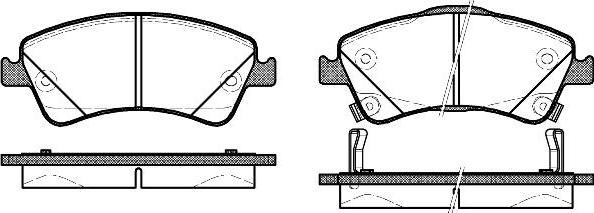 NEW BLOX NB24204S20 - Комплект спирачно феродо, дискови спирачки vvparts.bg