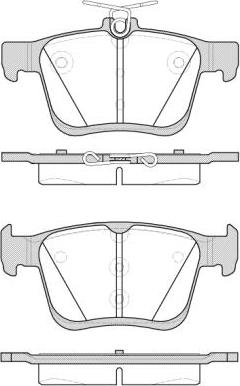 NEW BLOX NB25008N00 - Комплект спирачно феродо, дискови спирачки vvparts.bg