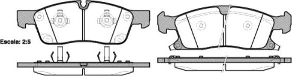 NEW BLOX NB25190V02 - Комплект спирачно феродо, дискови спирачки vvparts.bg