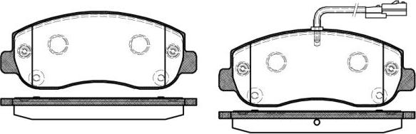 NEW BLOX NB25147V01 - Комплект спирачно феродо, дискови спирачки vvparts.bg