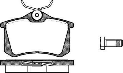 NEW BLOX NB20960T15 - Комплект спирачно феродо, дискови спирачки vvparts.bg