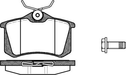 NEW BLOX NB20960T17 - Комплект спирачно феродо, дискови спирачки vvparts.bg