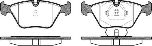 NEW BLOX NB20968A01 - Комплект спирачно феродо, дискови спирачки vvparts.bg