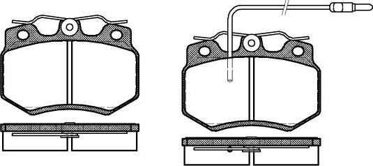 NEW BLOX NB20923V02 - Комплект спирачно феродо, дискови спирачки vvparts.bg