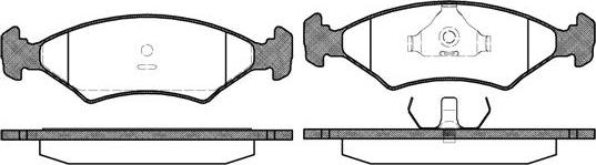 NEW BLOX NB20640N00 - Комплект спирачно феродо, дискови спирачки vvparts.bg