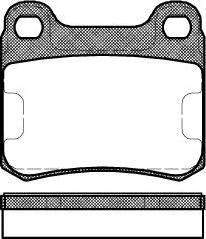 Rameder T0600008 - Комплект спирачно феродо, дискови спирачки vvparts.bg