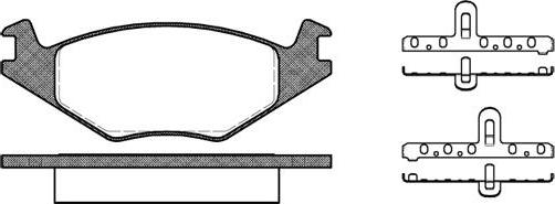 NEW BLOX NB20889N00 - Комплект спирачно феродо, дискови спирачки vvparts.bg