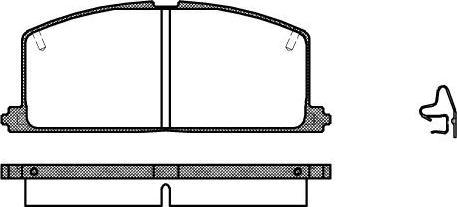 NEW BLOX NB20870N00 - Комплект спирачно феродо, дискови спирачки vvparts.bg