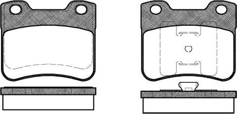 NEW BLOX NB20203L01 - Комплект спирачно феродо, дискови спирачки vvparts.bg