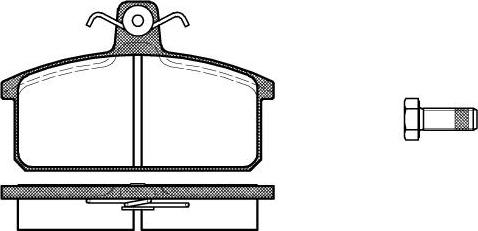 NEW BLOX NB20708V00 - Комплект спирачно феродо, дискови спирачки vvparts.bg