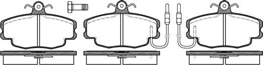 NEW BLOX NB20772V02 - Комплект спирачно феродо, дискови спирачки vvparts.bg