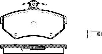 NEW BLOX NB21945T16 - Комплект спирачно феродо, дискови спирачки vvparts.bg