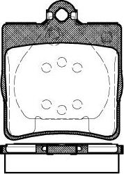 Delco Remy LP1403 - Комплект спирачно феродо, дискови спирачки vvparts.bg