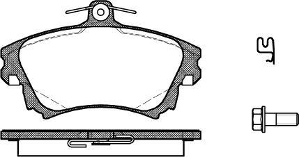 NEW BLOX NB21983V02 - Комплект спирачно феродо, дискови спирачки vvparts.bg