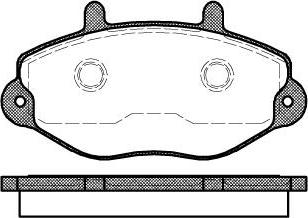 NEW BLOX NB21469N00 - Комплект спирачно феродо, дискови спирачки vvparts.bg