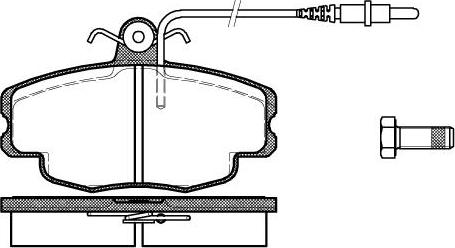 NEW BLOX NB21400V12 - Комплект спирачно феродо, дискови спирачки vvparts.bg