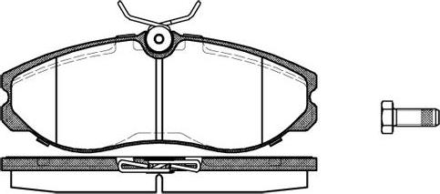 NEW BLOX NB21481N00 - Комплект спирачно феродо, дискови спирачки vvparts.bg