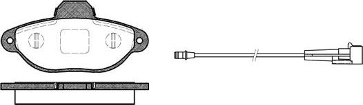 NEW BLOX NB21437V01 - Комплект спирачно феродо, дискови спирачки vvparts.bg