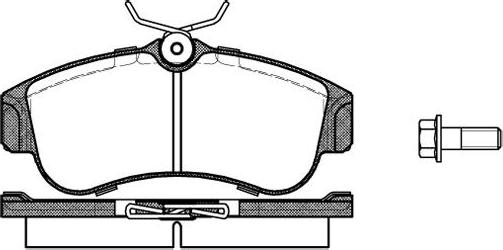 NEW BLOX NB21546N00 - Комплект спирачно феродо, дискови спирачки vvparts.bg